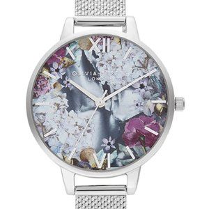 Silver Mesh Strap Watch